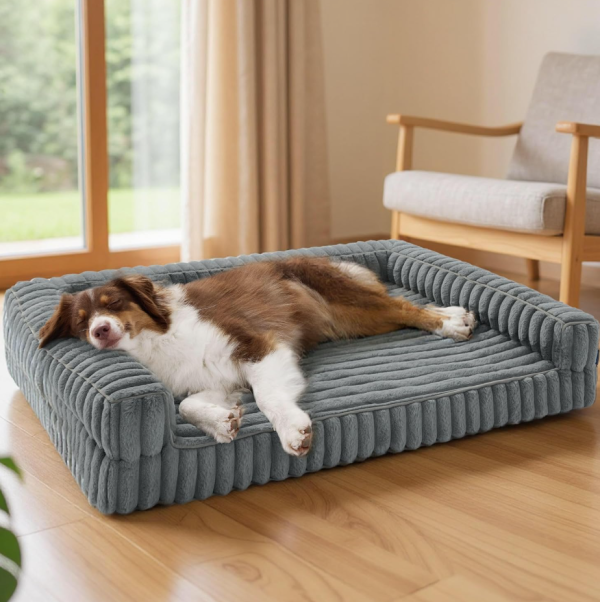 Large Memory Foam Couch Dog Bed, Corduroy